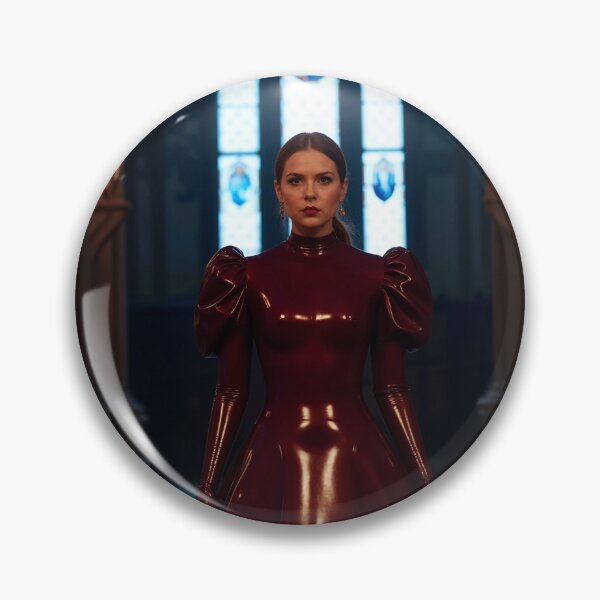Item preview, Burgundy Latex Dress – Gothic Romance Art designed and sold by Magic-Reality.