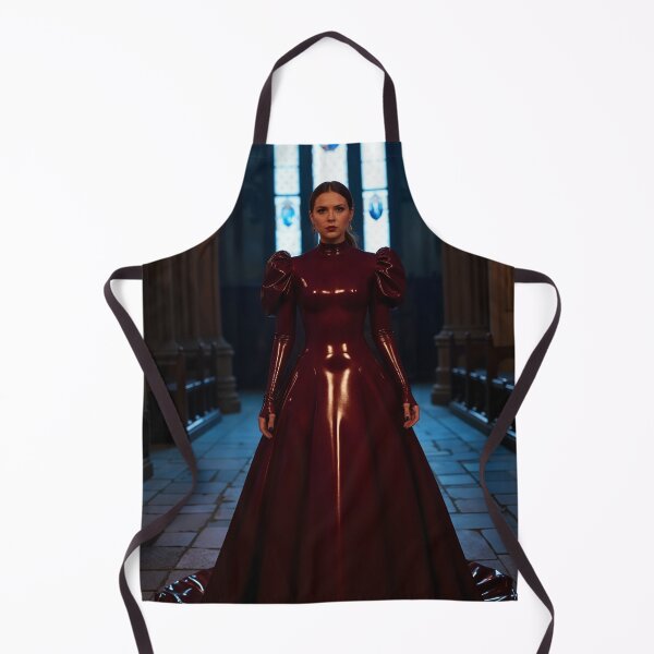 Item preview, Burgundy Latex Dress – Gothic Romance Art designed and sold by Magic-Reality.