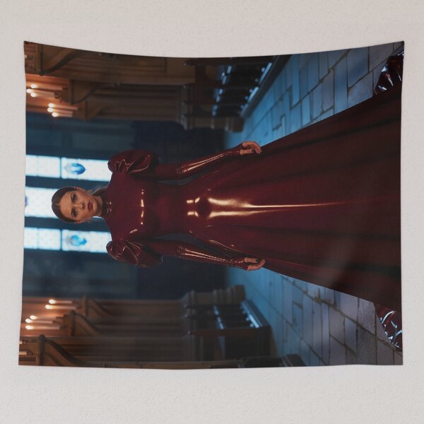Item preview, Burgundy Latex Dress – Gothic Romance Art designed and sold by Magic-Reality.