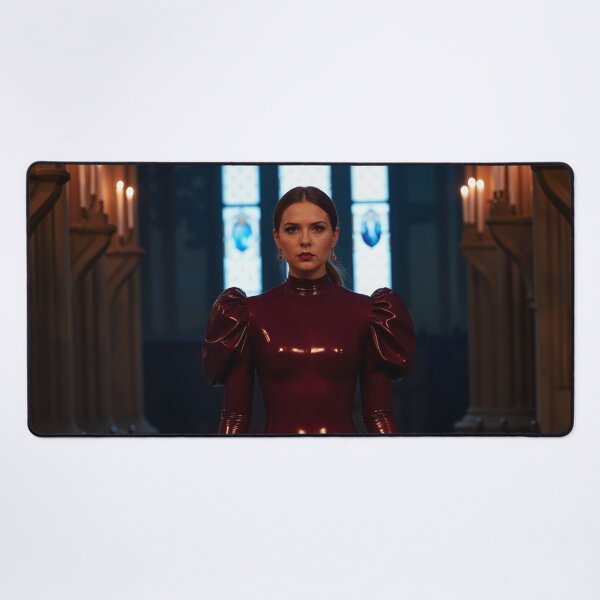 Item preview, Burgundy Latex Dress – Gothic Romance Art designed and sold by Magic-Reality.