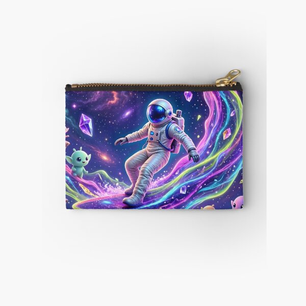 Item preview, Cosmic Astronaut Surfing Galaxy Wave Cute Aliens designed and sold by Herodestroyer.