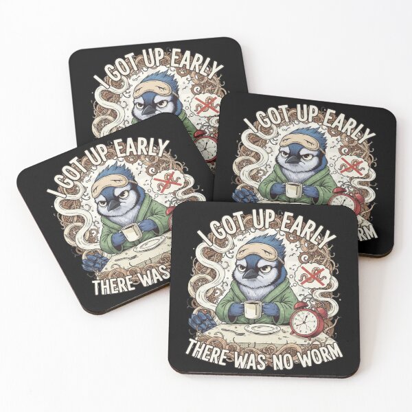 Item preview, I Got Up Early There Was No Worm 4 designed and sold by Positive&FunnyThings.