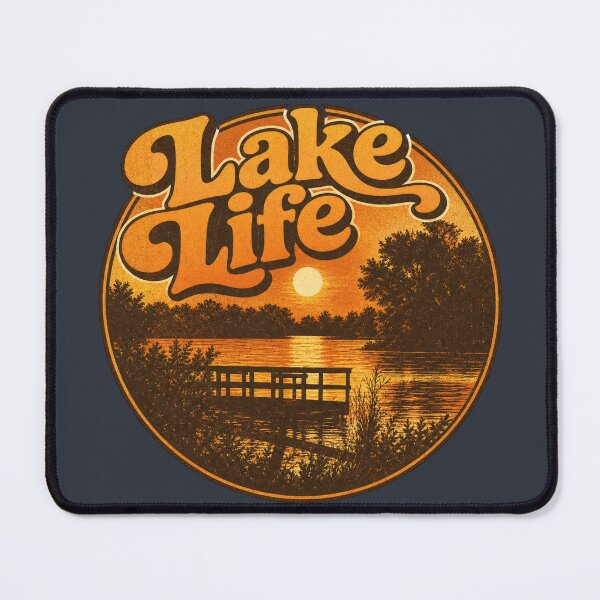 Item preview, Lake Life Sunset designed and sold by cbfineart.