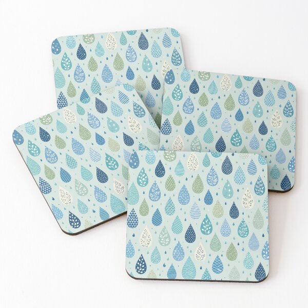 Item preview, Fresh Rain Raindrop Pattern designed and sold by Kooyana04.