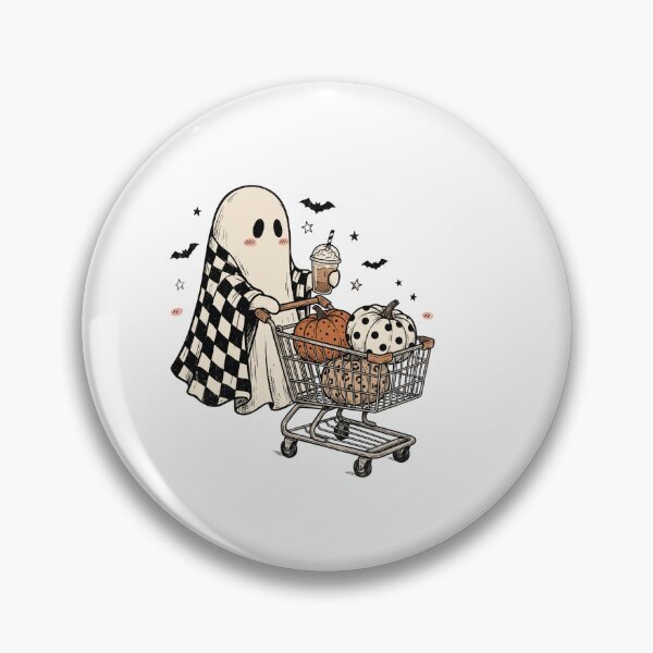 Item preview, Ghostly Pumpkin Cart Errand designed and sold by Tee Studio.