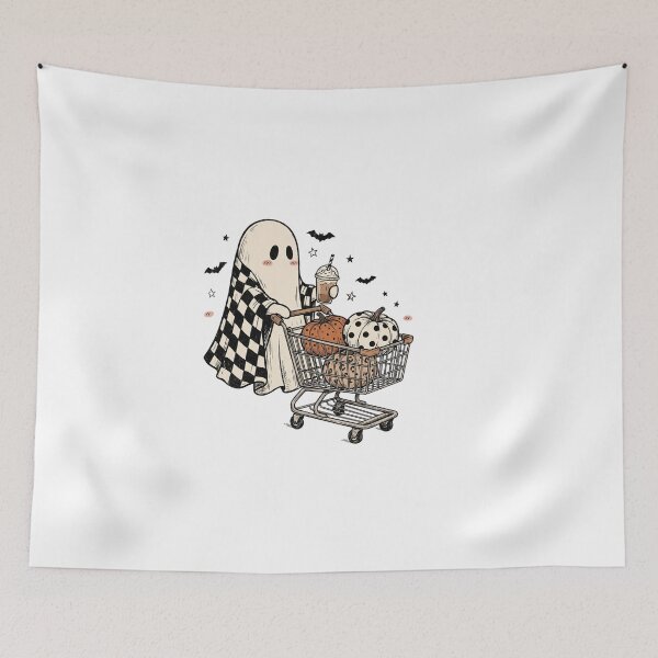 Item preview, Ghostly Pumpkin Cart Errand designed and sold by Tee Studio.