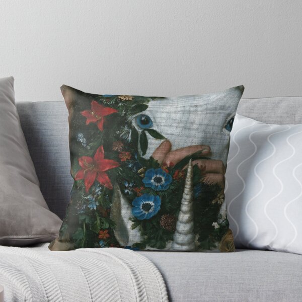 Item preview, Tapestry Tile of Man and Unicorn designed and sold by JaimeLikes.