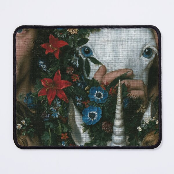 Item preview, Tapestry Tile of Man and Unicorn designed and sold by JaimeLikes.