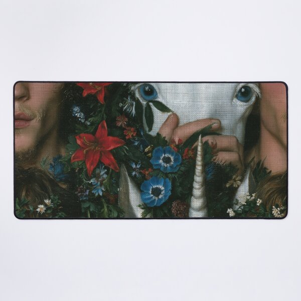 Item preview, Tapestry Tile of Man and Unicorn designed and sold by JaimeLikes.