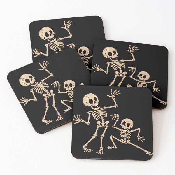 Item preview, Funny Dancing Skeleton Duo Vintage Halloween designed and sold by WILLIAMS-BR.