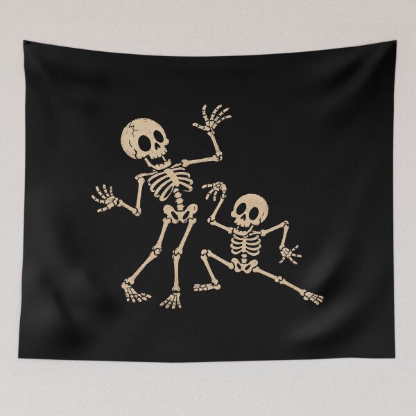 Item preview, Funny Dancing Skeleton Duo Vintage Halloween designed and sold by WILLIAMS-BR.