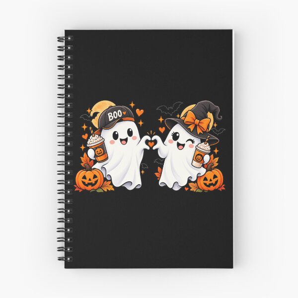Item preview, Halloween Couple Matching Cute Ghost Couple Gift Spooky Style designed and sold by Corvoria.
