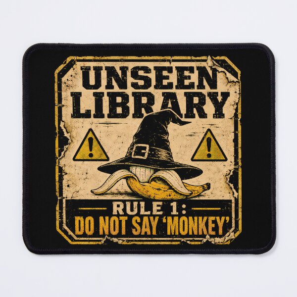 Item preview, Unseen Library Warning designed and sold by agearb.