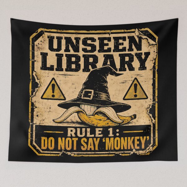 Item preview, Unseen Library Warning designed and sold by agearb.
