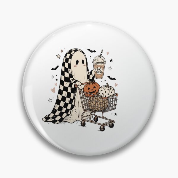 Item preview, Boo Brew Ghost Pumpkin Cart designed and sold by Tee Studio.