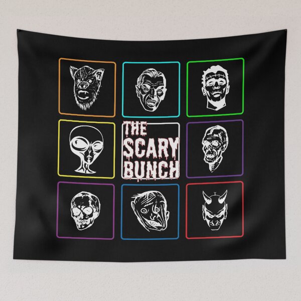 Item preview, The Scary Bunch - Halloween Design designed and sold by tealtile.
