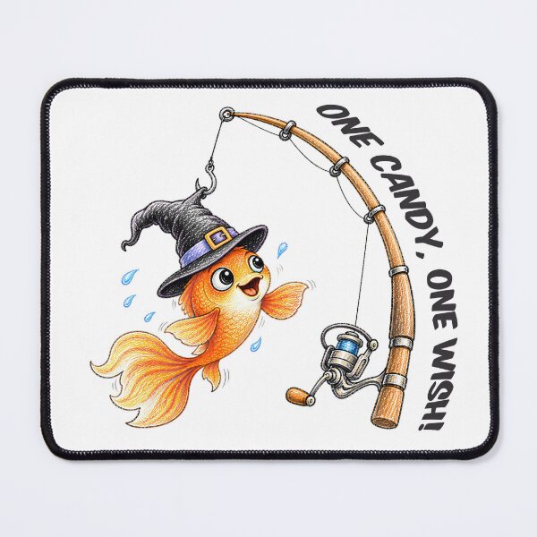 Item preview, Halloween Goldfish Candy Wish – Cute Trick or Treat Fishing Design designed and sold by Buli89.