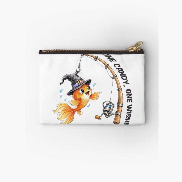 Item preview, Halloween Goldfish Candy Wish – Cute Trick or Treat Fishing Design designed and sold by Buli89.