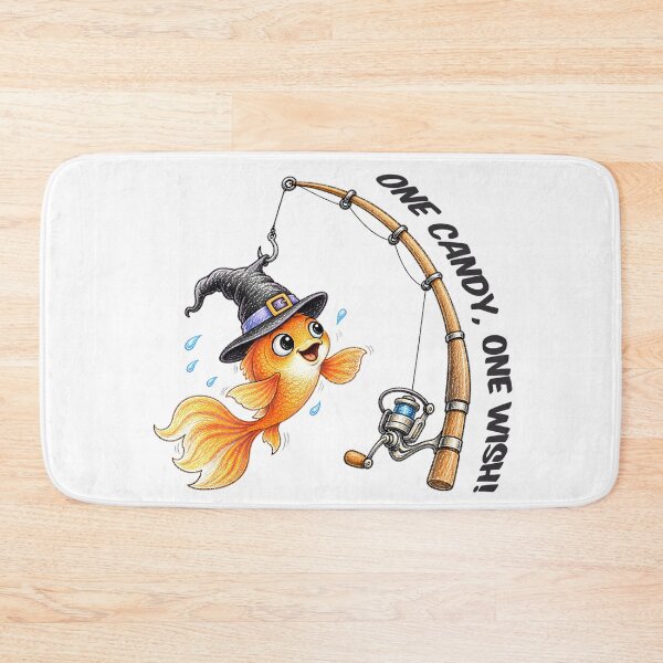 Item preview, Halloween Goldfish Candy Wish – Cute Trick or Treat Fishing Design designed and sold by Buli89.