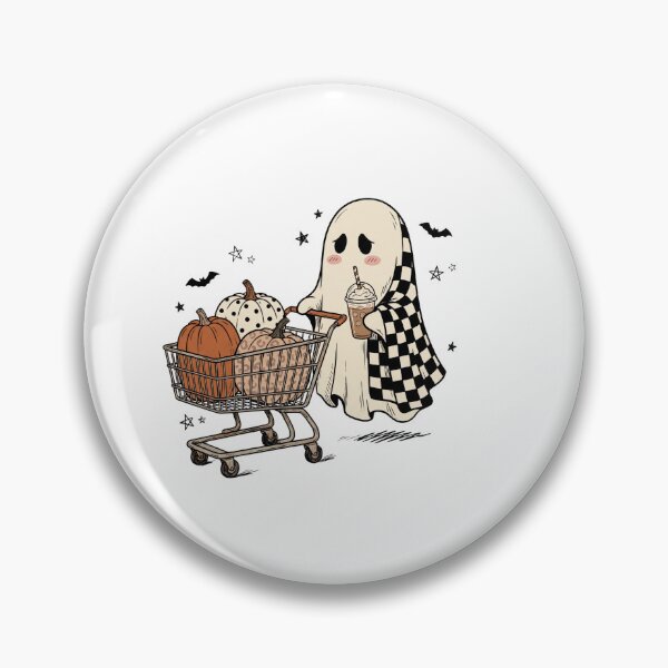 Item preview, Shy Ghost with Harvest Cart designed and sold by Tee Studio.