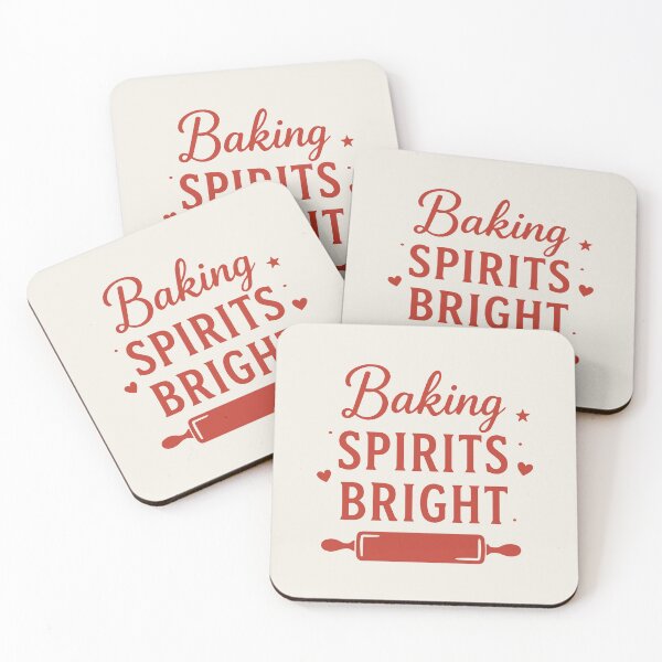 Item preview, Baking Spirits Bright – Funny Christmas Baker Art designed and sold by Tklezardesigns.