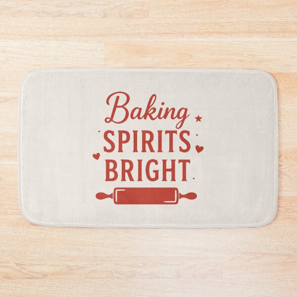 Item preview, Baking Spirits Bright – Funny Christmas Baker Art designed and sold by Tklezardesigns.