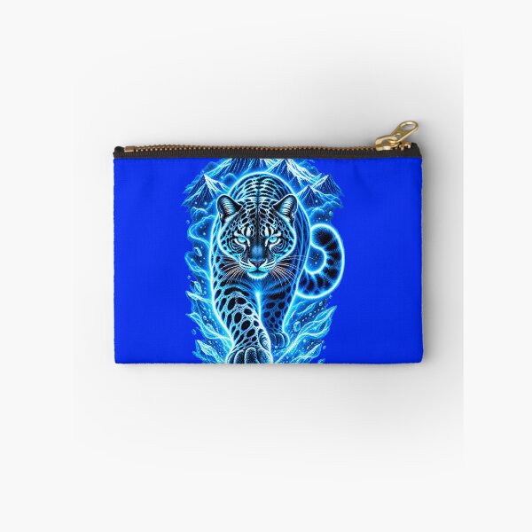Item preview, Neon Blue Leopard Mountain Spirit designed and sold by MagicCrystal.