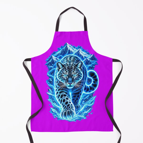 Item preview, Neon Blue Leopard Mountain Spirit designed and sold by MagicCrystal.