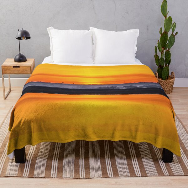 Item preview, Fiery Horizon Sunset and Lake Reflection designed and sold by ElinaArtPhoto.