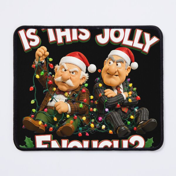 Item preview,  Is This Jolly Enough Statler And Waldorf Christmas designed and sold by obertseliser.