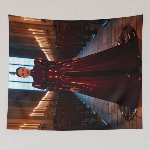 Item preview, Red Latex Dress in Gothic Cathedral Art designed and sold by Magic-Reality.