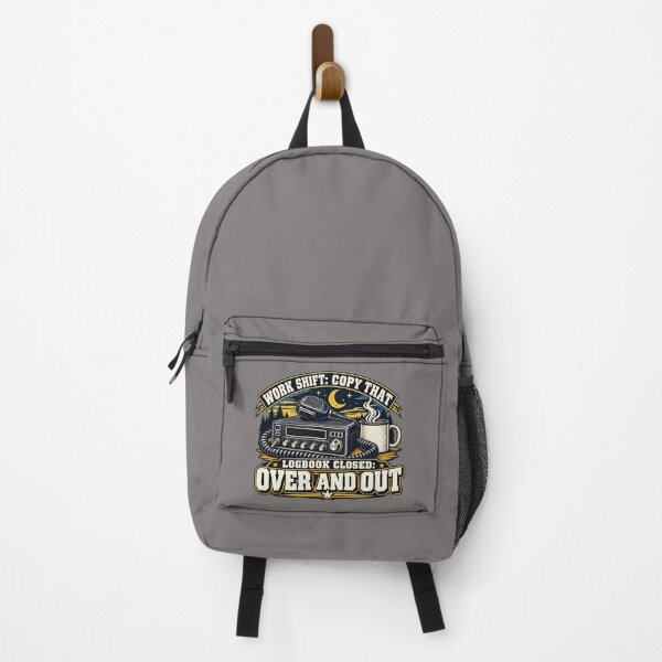 Item preview, Work Shift Copy That Logbook Closed Over And Out - Vintage CB Radio Art designed and sold by NomadForge.