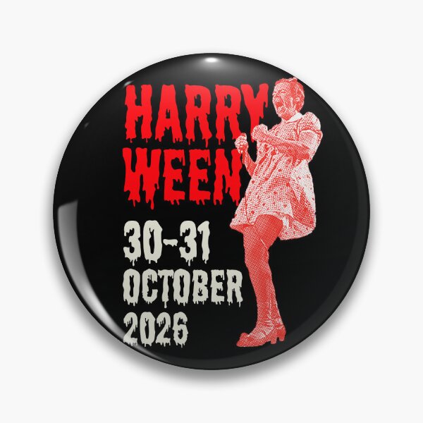 Item preview, Harryween Red Dripping Font Spooky Vintage Concert Poster designed and sold by eMKa82.