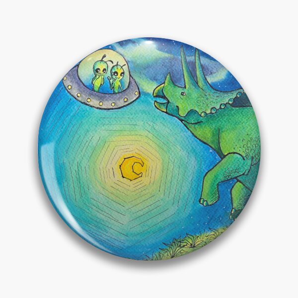 Item preview, Triceratops Meets Aliens designed and sold by JurassicParkans.
