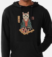 Neko Sushi Bar Leichter Hoodie