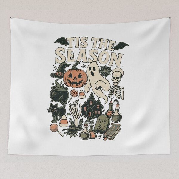 Item preview, Halloween Town Pumpkin Street View Gothic Aesthetic T-Shirt Design designed and sold by CreativeNest Prints.