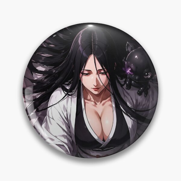 Item preview, Dark Samurai Woman – Crimson Sword Warrior Anime Girl with Black Cat designed and sold by Dyan4.