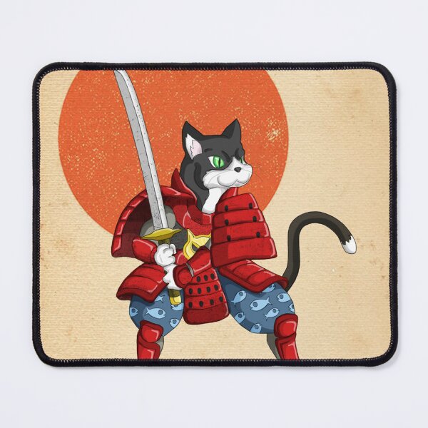 Item preview, Illustration of a Samurai Cat designed and sold by daroilustra..