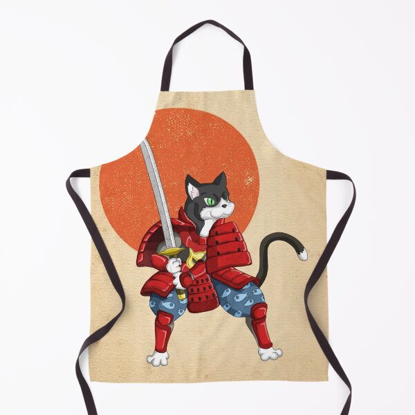 Item preview, Illustration of a Samurai Cat designed and sold by daroilustra..