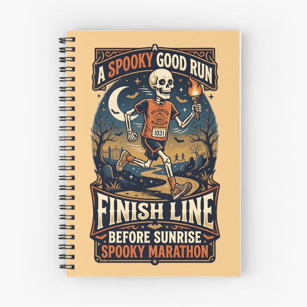 Item preview, Spooky marathon - Halloween for runners designed and sold by ParadoxParadox.