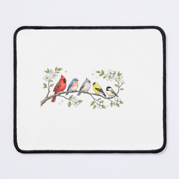 Item preview, Spring Songbirds on Blossom Branch designed and sold by Tee Studio.