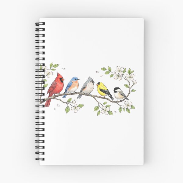 Item preview, Spring Songbirds on Blossom Branch designed and sold by Tee Studio.