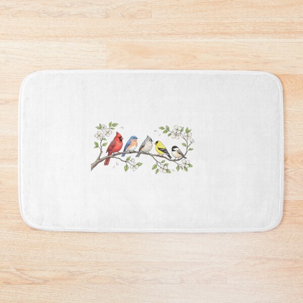 Item preview, Spring Songbirds on Blossom Branch designed and sold by Tee Studio.