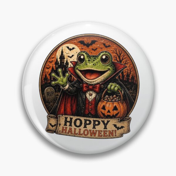 Item preview, Spooky Halloween Frog  designed and sold by JonysCreativeDesigns.