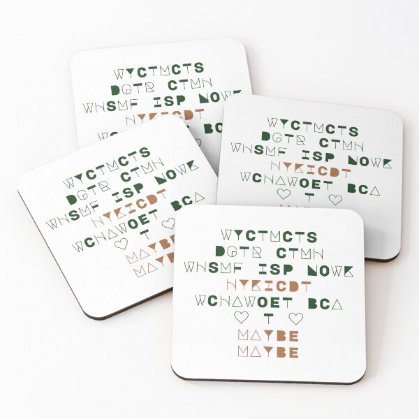 Item preview, WYCTMCTS? IYKYK -- Quirky text (Green) designed and sold by Maria is Loud.