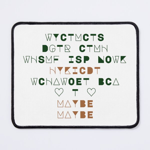 Item preview, WYCTMCTS? IYKYK -- Quirky text (Green) designed and sold by Maria is Loud.