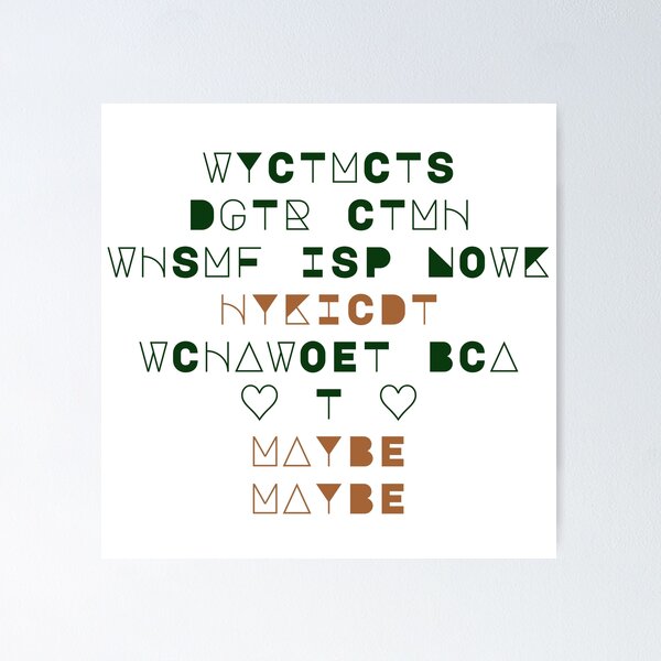 Item preview, WYCTMCTS? IYKYK -- Quirky text (Green) designed and sold by Maria is Loud.