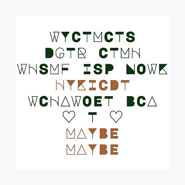 Item preview, WYCTMCTS? IYKYK -- Quirky text (Green) designed and sold by Maria is Loud.
