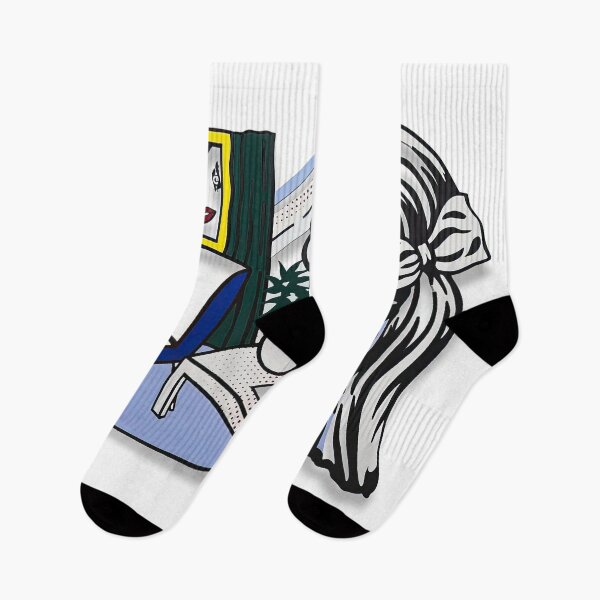 Item preview, Roy Lichtenstein Woman Contemplating a Yellow Cup designed and sold by DavidSrna.
