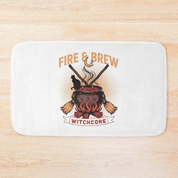 Item preview, Fire & Brew Cauldron T-Shirt | Witchcore Halloween Graphic Tee v4 designed and sold by DarylWelsh2024.